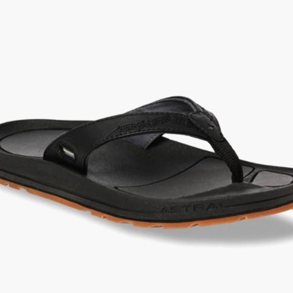 ASTRAL Rosa Flip Flops Covertible Sandals Black 8 40 - Picture 2 of 4